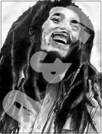 Bob Marley 2 - Graphite Pencil